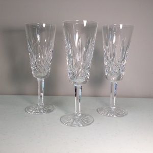 🎈SOLD🎈Waterford Champagne Lismore Glasses